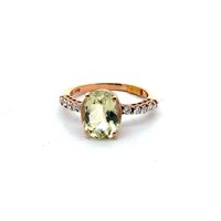 Anillo Recarlo Mujer in Oro Peridoto 4.00 Ct ZS 384/3R - ZS 384/3R